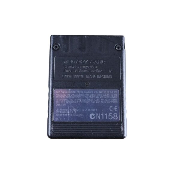 Sony PlayStation 2 PS2 8MB MagicGate Memory Card Game Save Storage Black Officia - Picture 6 of 6